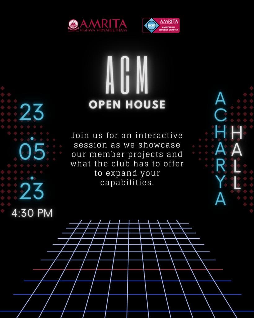 ACM Amritapuri open house